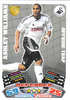 Ashley Williams Swansea City 2011/12 Topps Match Attax #273